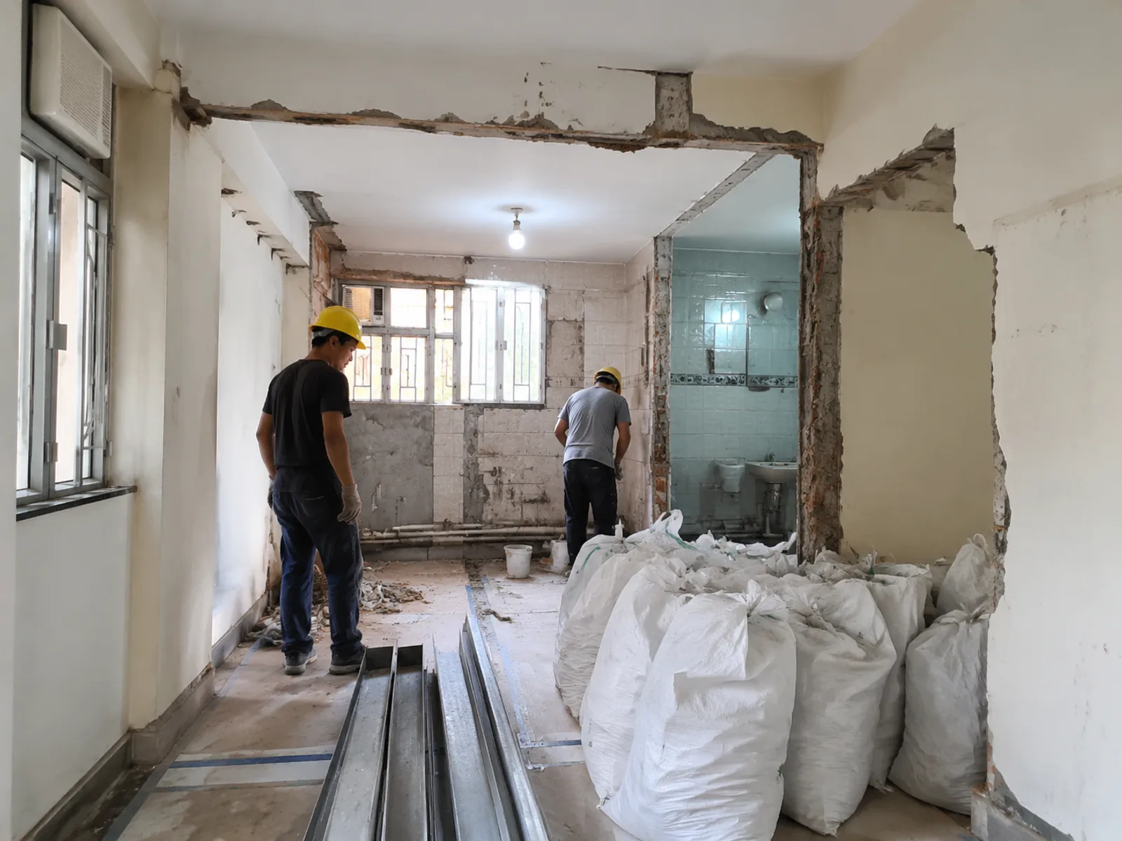 Hong Kong residential interior demolition work