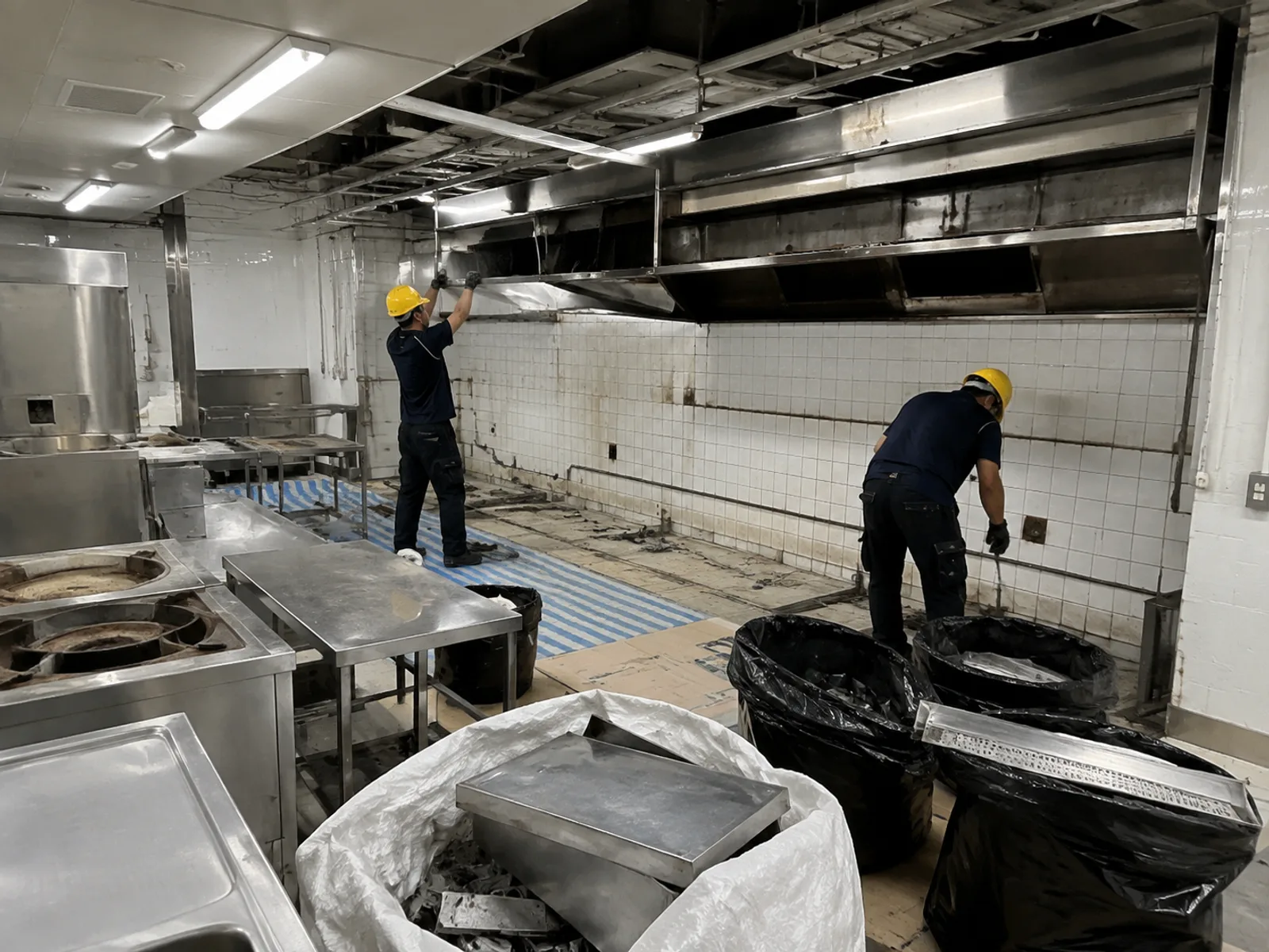 銅鑼灣餐廳廚房清拆工程